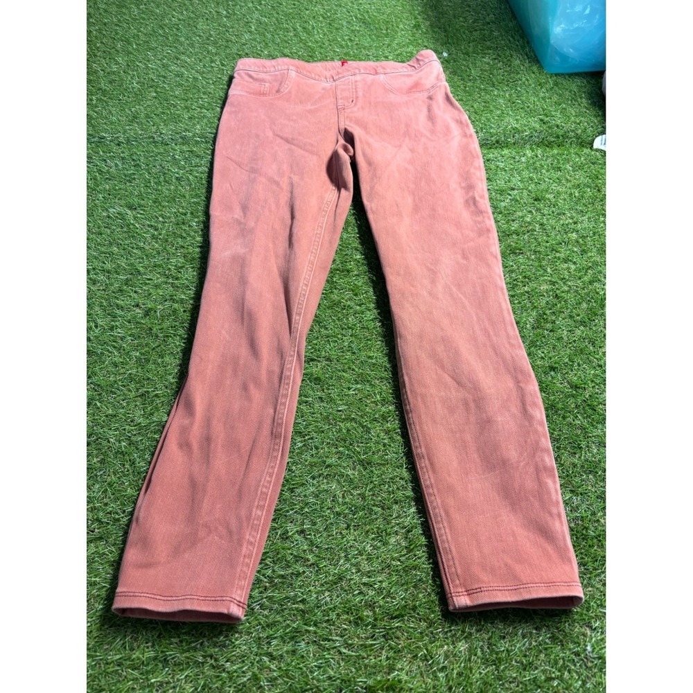SPANX by Sara Blakely Women's Cropped Wide Leg Jeans Rose Pink Size‎ L